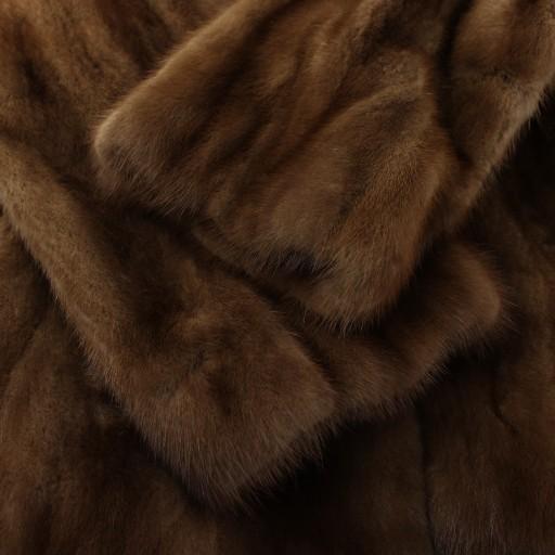 PALODY ファーコート ジャケット ミンクファー 毛皮 ブラウン ミドル