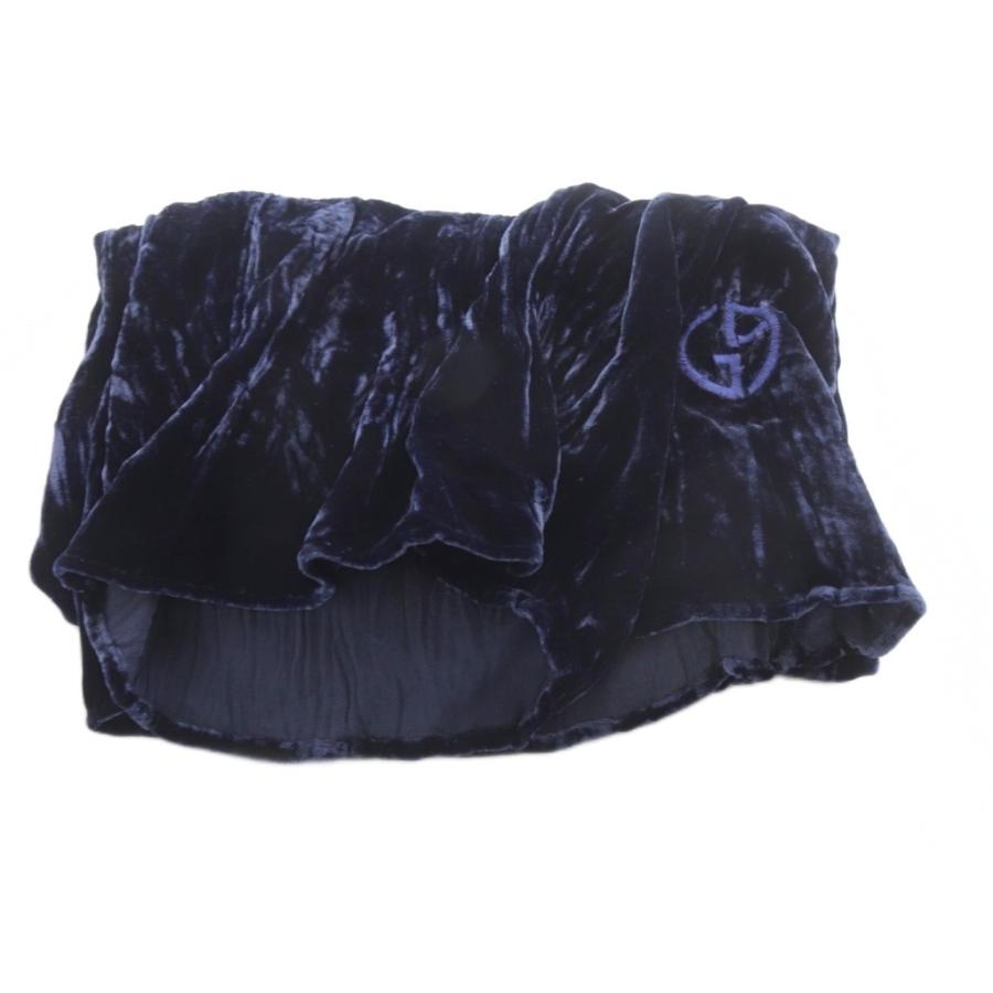 ジョルジオアルマーニ GIORGIO ARMANI ストール 紺 ネイビー /SR