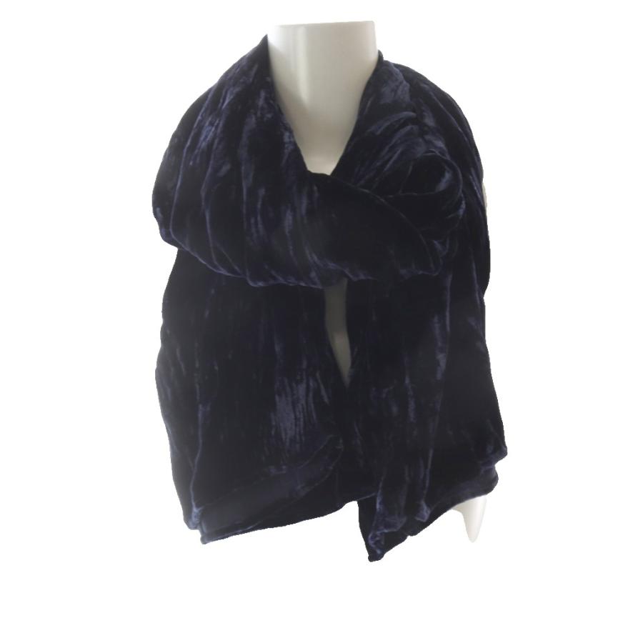 ジョルジオアルマーニ GIORGIO ARMANI ストール 紺 ネイビー /SR