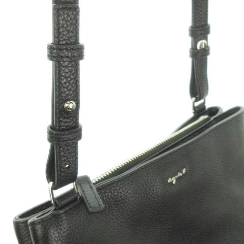 agnes b.（アニエスベー） ショルダーバッグ ポシェット レザー 牛革