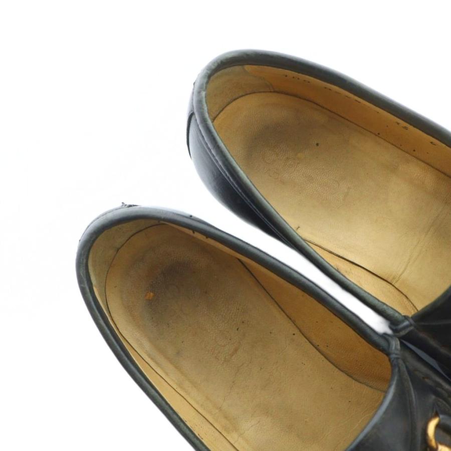 GUCCI（グッチ） ローファー モカシン レザー ホースビット ゴールド