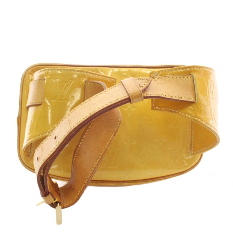 Louis Vuitton ルイヴィトン ヴェルニ エナメル 黄色 レザーバッグ LOUIS VUITTON(ルイヴィトン)モノグラムヴェルニヒューストンエナメル