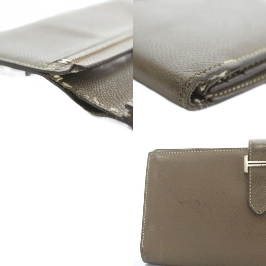 HERMES（エルメス） ベアンスフレ 長財布 二つ折り レザー Hロゴ