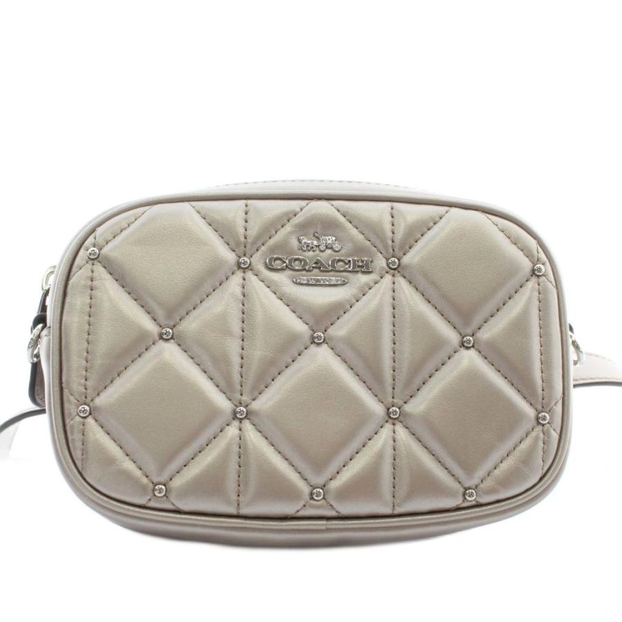 COACH（コーチ） ヒップバッグ ウエストバッグ レザー キルティング