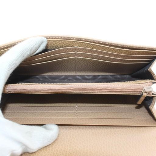 GUCCI（グッチ） 長財布 二つ折り レザー インターロッキングG