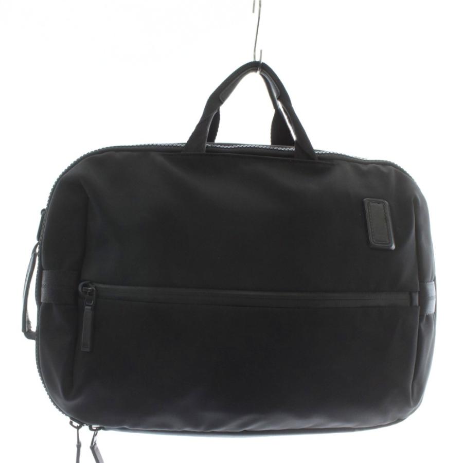 【中古】TUMI TAHOE トレイル コンバーチブル バックパック リュックサック ブリーフケース 3WAY ロゴ 黒 798686DE TUMI（トゥミ） TUMI TAHOE トレイル コンバーチブル バックパック