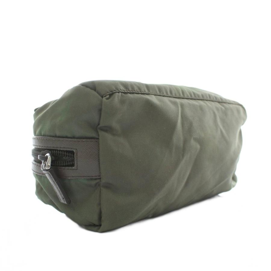 PRADA（プラダ） ポーチ 化粧ポーチ ナイロン トライアングルロゴ