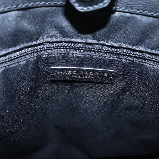 マークジェイコブス MARC JACOBS トートバッグ ハンド レザー ロゴ 黒