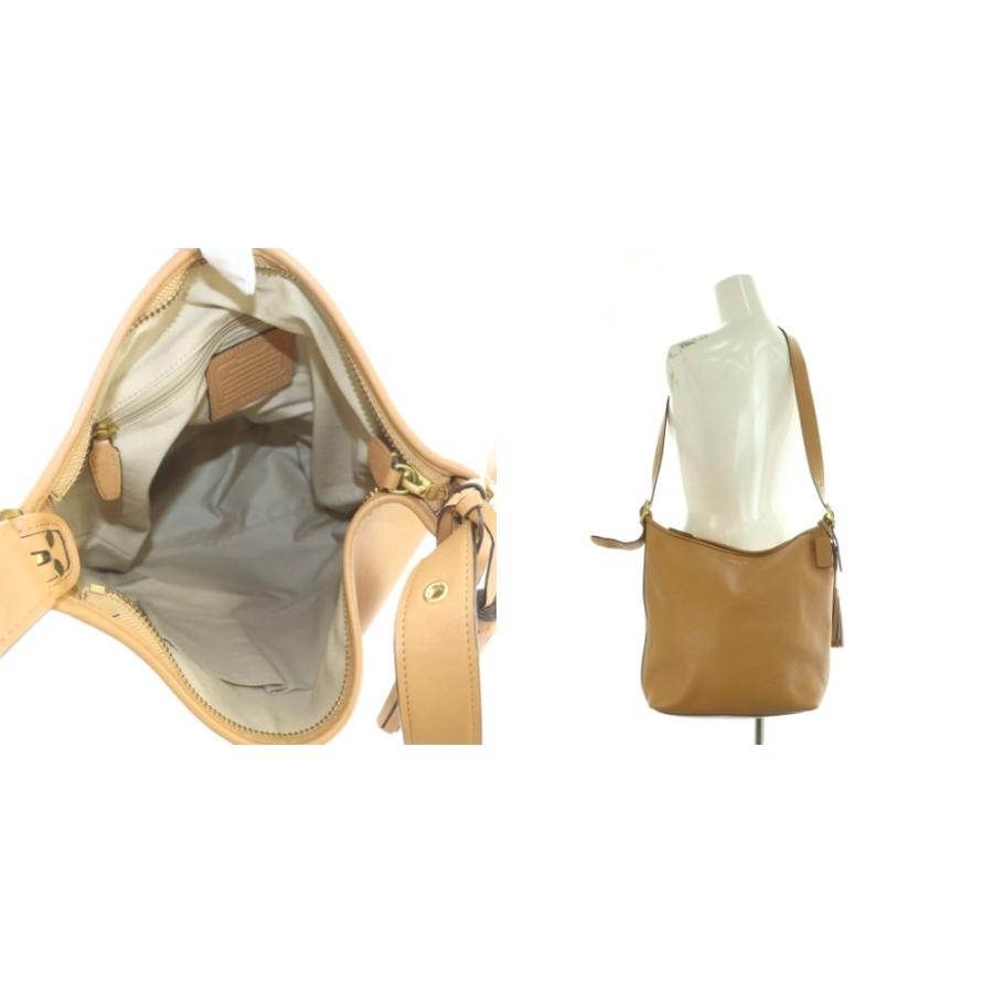 COACH（コーチ） ショルダーバッグ レザー ロゴ ベージュ 19889 /MI