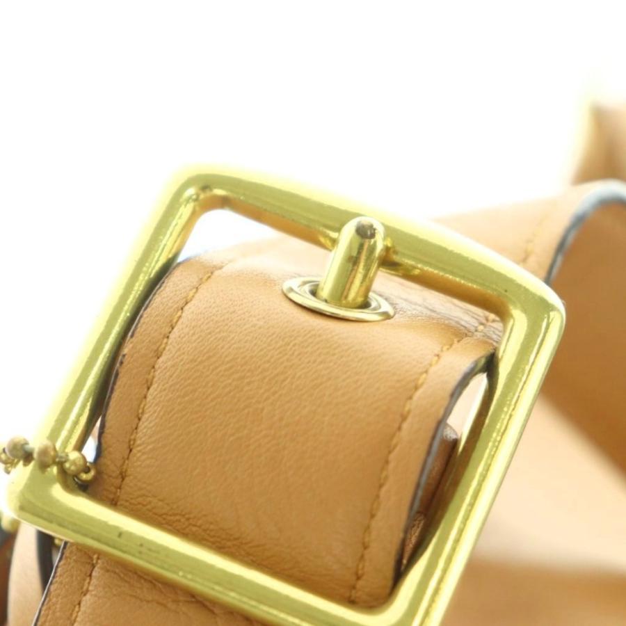 COACH（コーチ） ショルダーバッグ レザー ロゴ ベージュ 19889 /MI