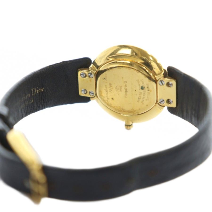 Christian Dior クォーツ腕時計 ブラック/ゴールド　レディース 楽天市場】【送料無料】 クリスチャン ディオール 腕時計 ブラック