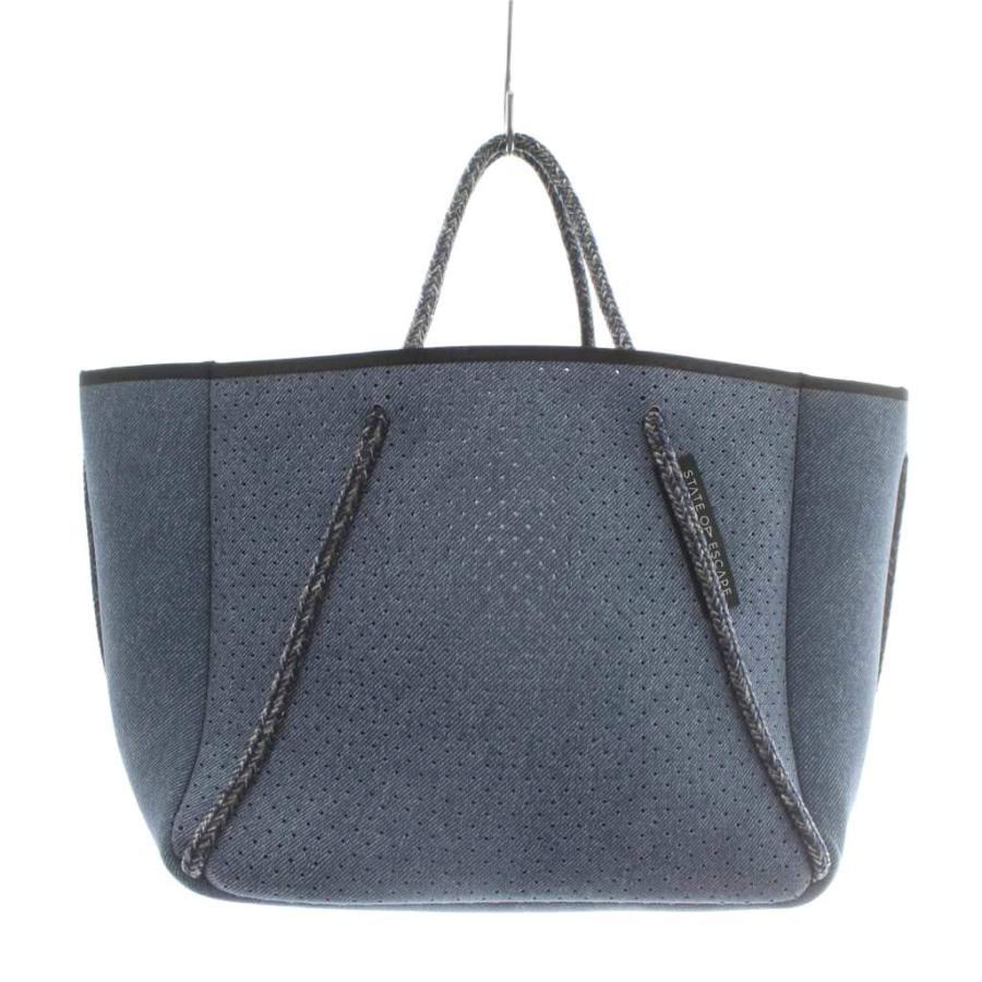 【美品】State of Escape トートバッグ ネイビー STATE OF ESCAPE（ステイトオブエスケープ） トートバッグ City シティ