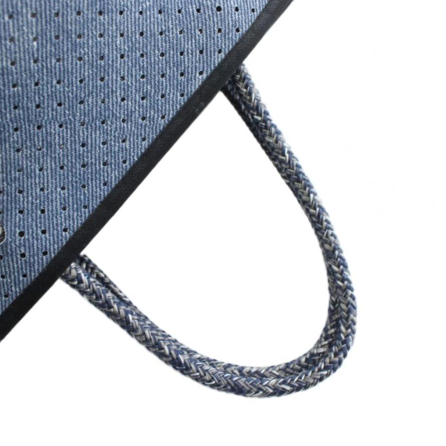 【中古】STATE OF ESCAPE トートバッグ ハンド ショルダー 2WAY デニム オープントップ インディゴ 紺 ステイトオブエスケープ STATE OF ESCAPE トートバッグ ハンド