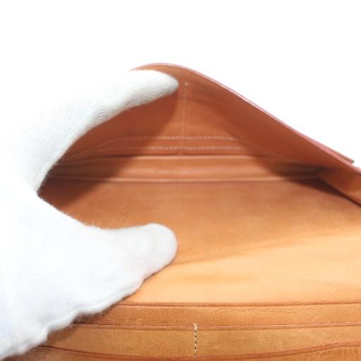 ガンゾ GANZO 長財布 お札入れ 二つ折り リザード レザー ロゴ 黒