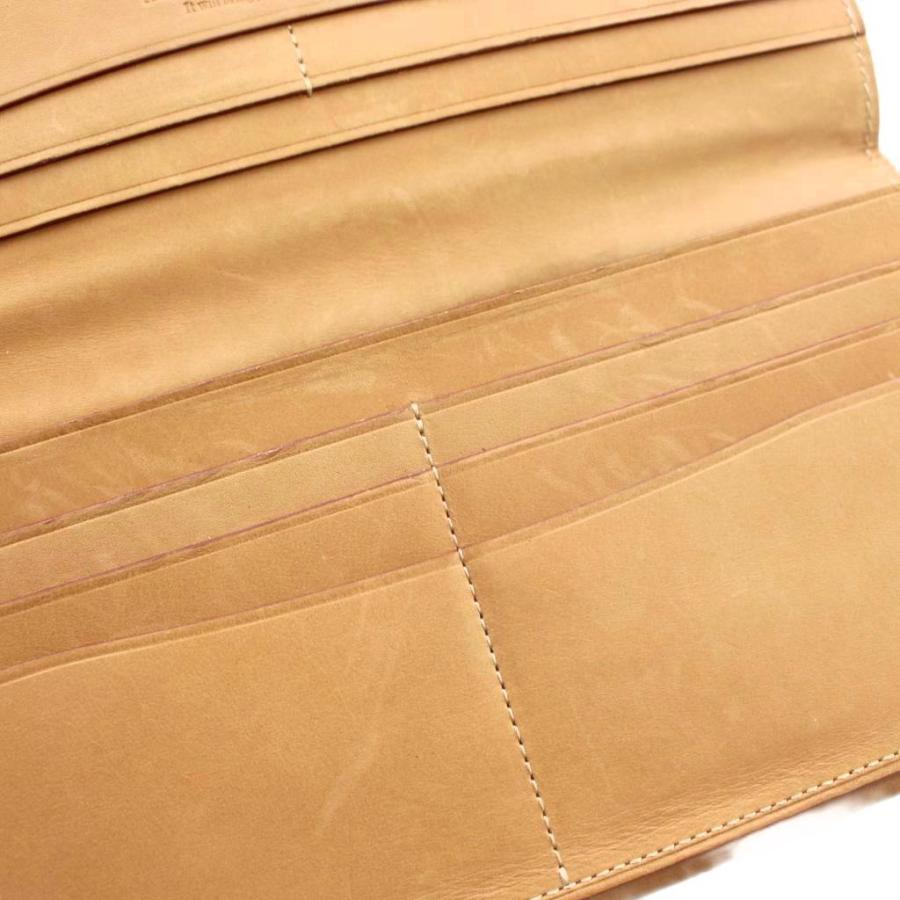 ガンゾ GANZO コードバン 長財布 お札入れ 二つ折り レザー ロゴ 黒