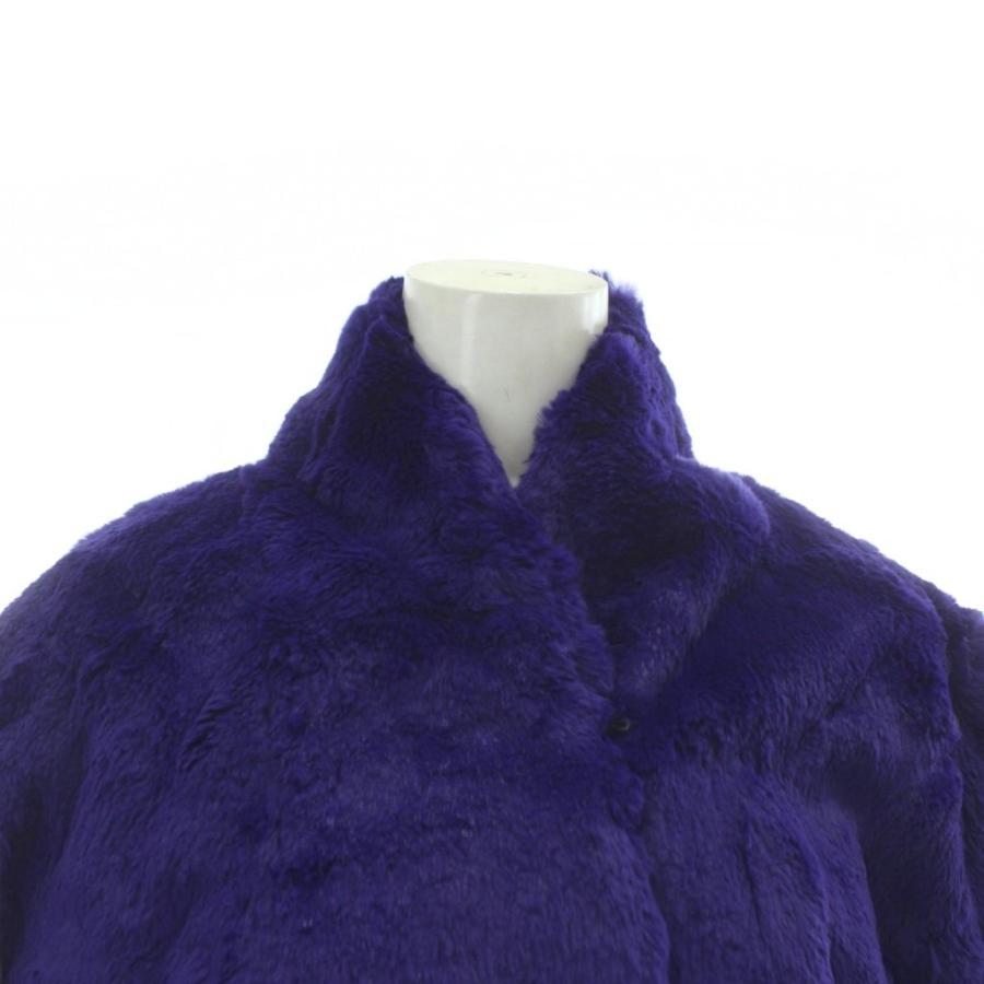 ノーブランド ファーコート アウター 毛皮 シェアードミンク ショート