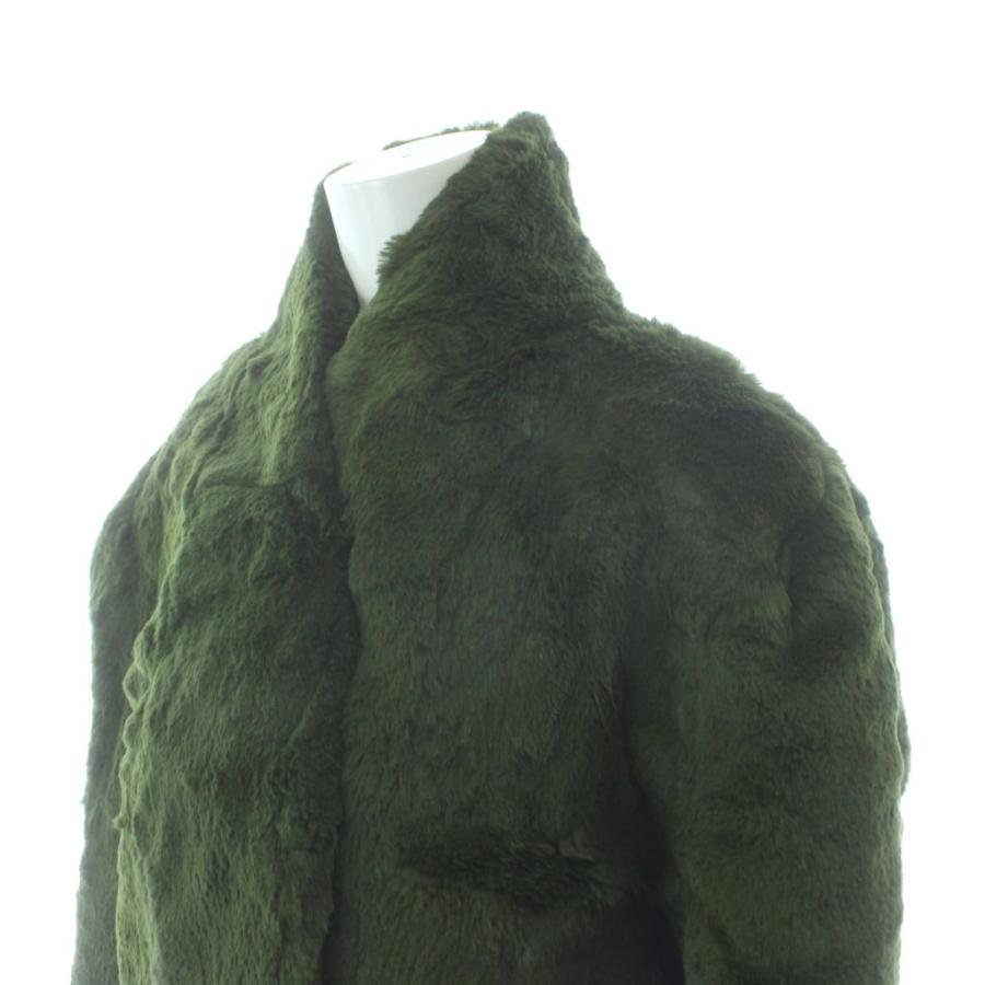 未使用【定価350万】ミンク グリーン ファーコート L 裾周り229㎝ ノーブランド ファーコート アウター ミンク 毛皮 緑 グリーン