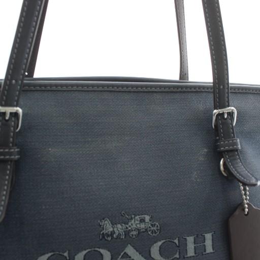 COACH（コーチ） トートバッグ ワンショルダー デニム キャンバス