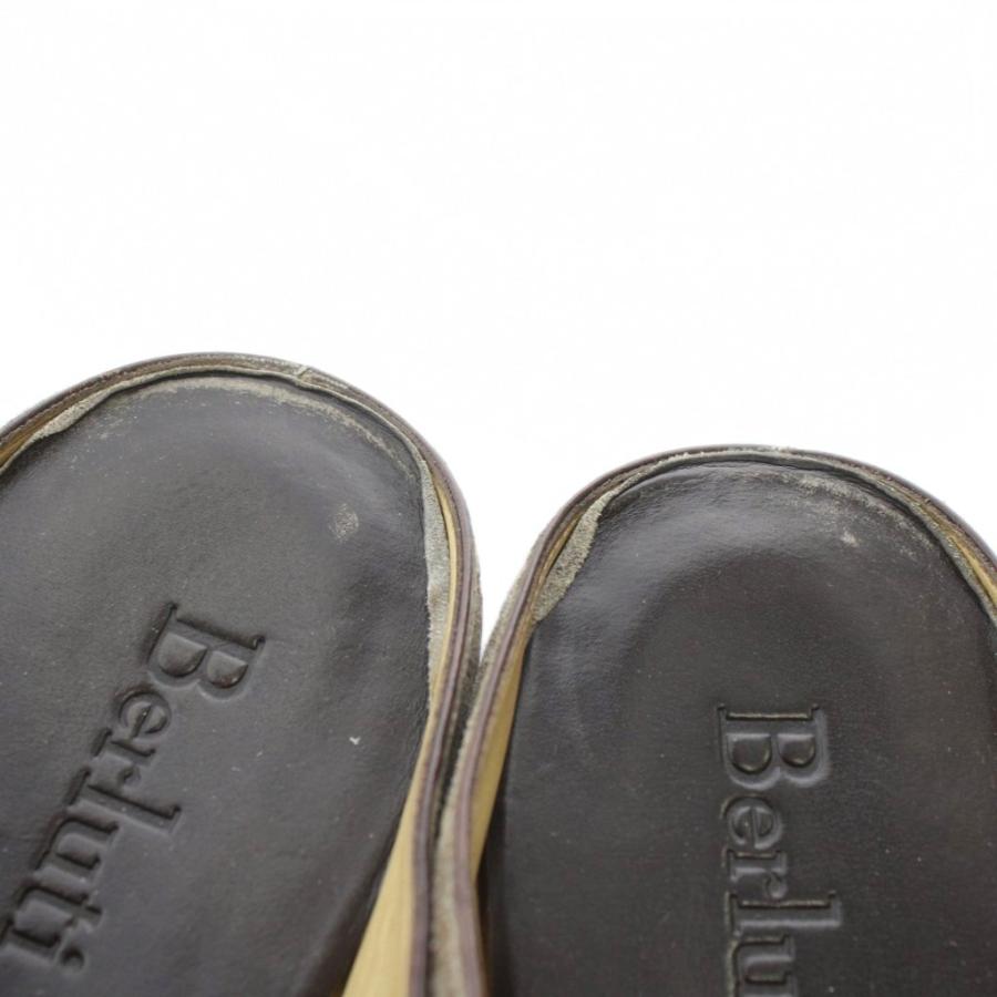 ベルルッティ Berluti カリグラフィミュール スリッパ スエード ポイン 