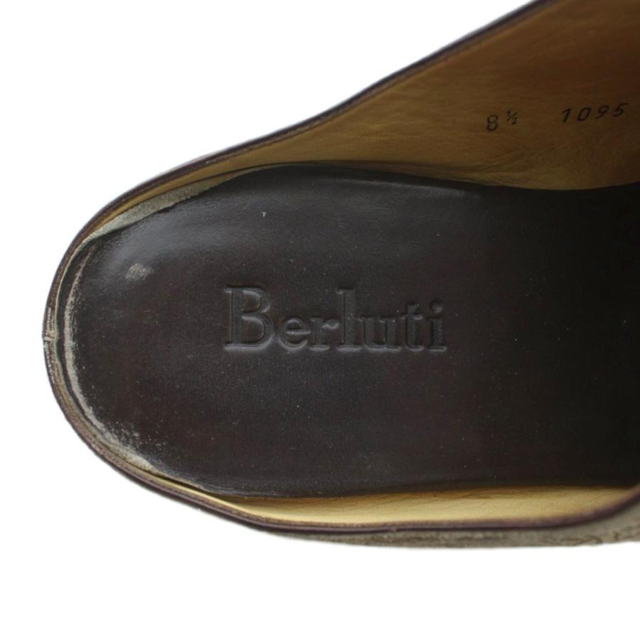 ベルルッティ Berluti カリグラフィミュール スリッパ スエード ポイン 