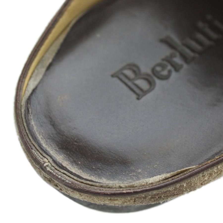 ベルルッティ Berluti カリグラフィミュール スリッパ スエード ポイン 