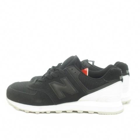 美品】New balance ニューバランス スニーカー U574TWE ブラック 27.5 