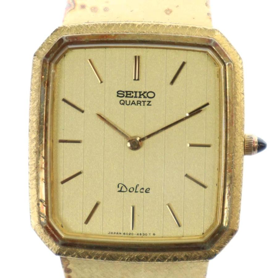 セイコー SEIKO ドルチェ 6020-4060 腕時計 ウォッチ クォーツ ロゴ