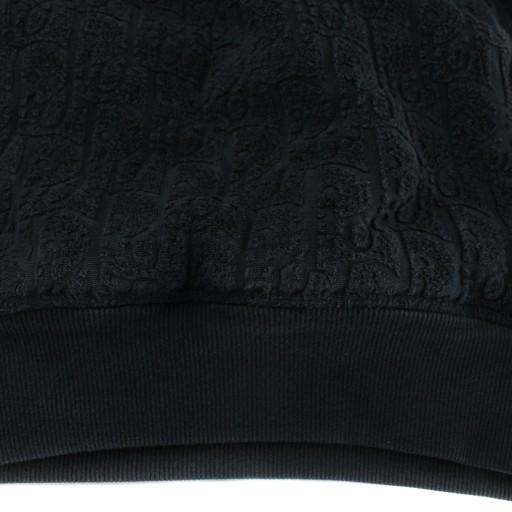 【中古】ディオールオム Dior HOMME パーカー フーディー スウェット 長袖 パイル地 オブリーク プルオーバー 総柄 ディオールオム Dior HOMME パーカー フーディー スウェット 長袖