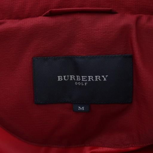 バーバリーゴルフ BURBERRY GOLF ダウンジャケット M 赤 レッド