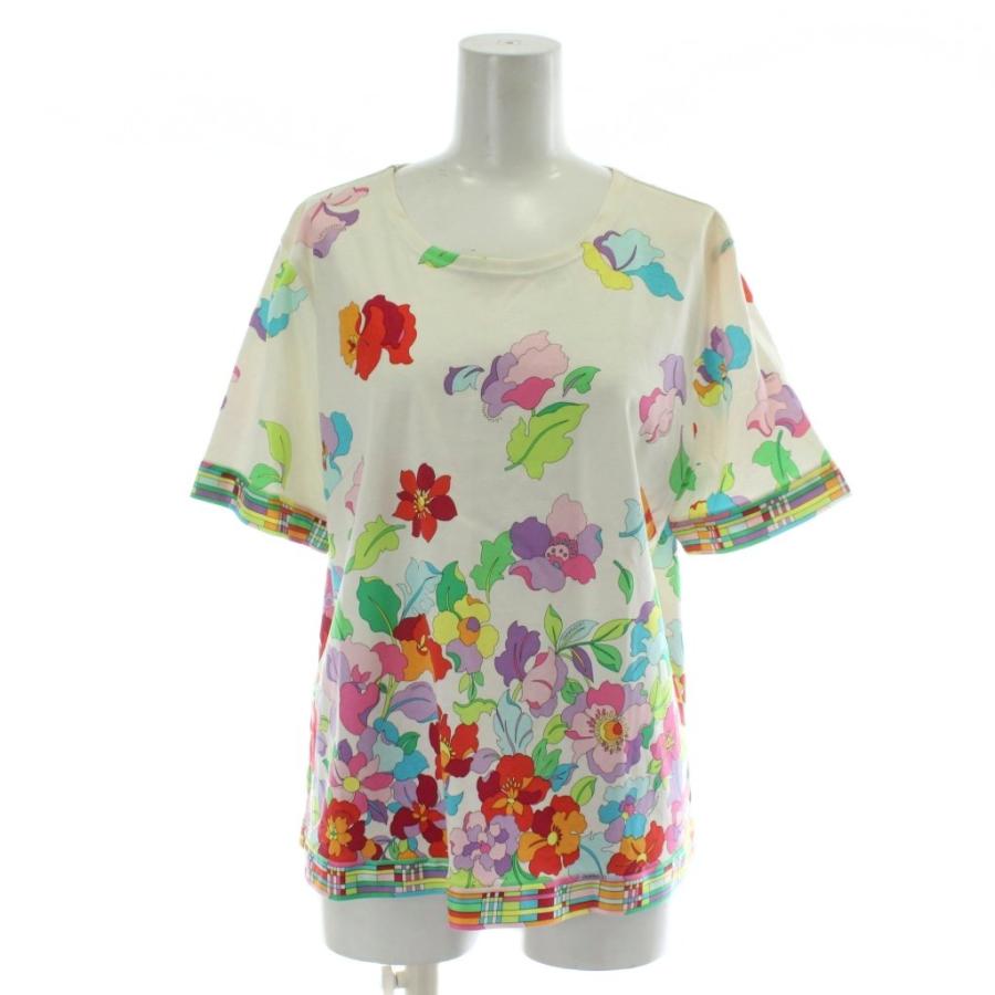 レオナールスポーツ LEONARD SPORT カットソー Tシャツ 半袖 絹 シルク