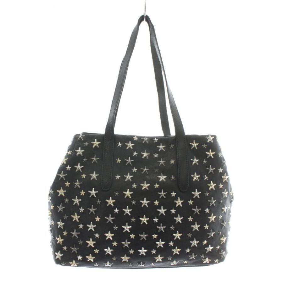 ジミーチュウ JIMMY CHOO ハンドバッグ トート レザー 星 スター