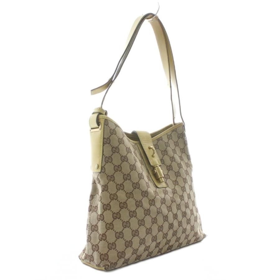 GUCCI（グッチ） トートバッグ ワンショルダー GGキャンバス レザー 総