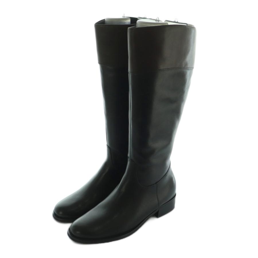 REGAL（リーガル） ロングブーツ ラウンドトゥ チャンキーヒール 24.5