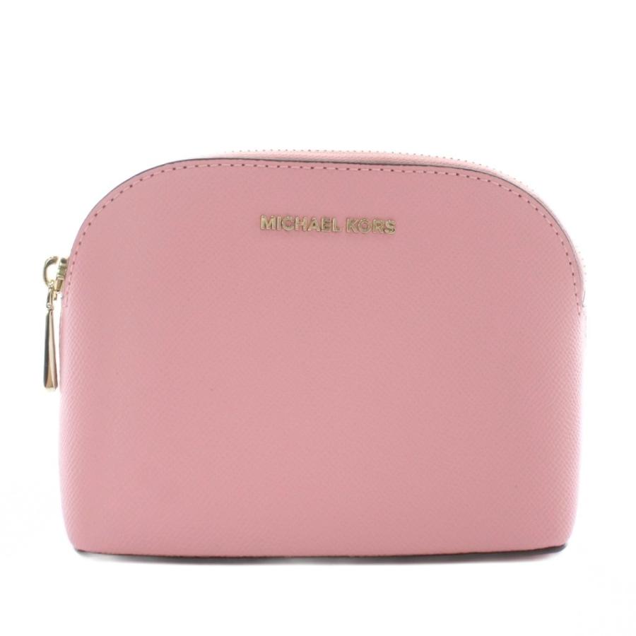 マイケルコース MICHAEL KORS ポーチ 化粧ポーチ レザー ロゴ ゴールド