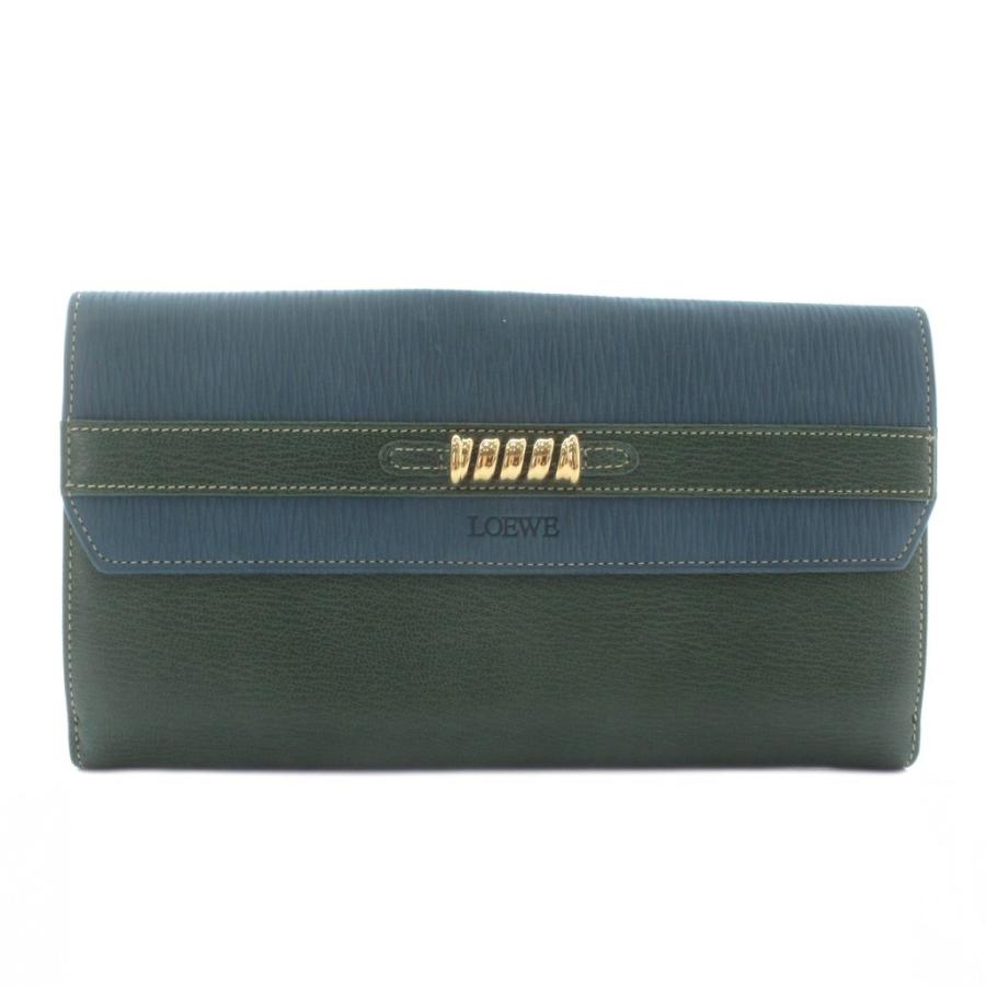 LOEWE（ロエベ） ベラスケス 長財布 二つ折り レザー Wホック ロゴ