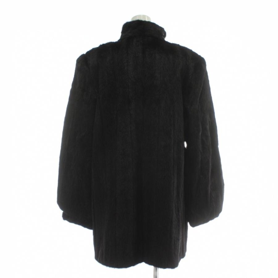 SAGA MINK  黒 毛皮コート SAGA MINK ブラックミンクコート