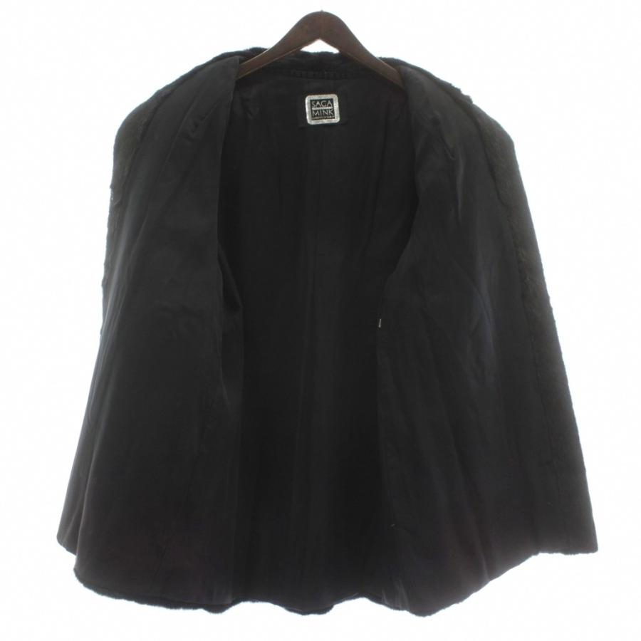 サガミンク　銀タグ　ミンクファーコート　肩パッドなし　ミドル丈　着用感のない美品 サガミンク SAGA MINK 銀サガ ファーコート アウター 毛皮 ミンク