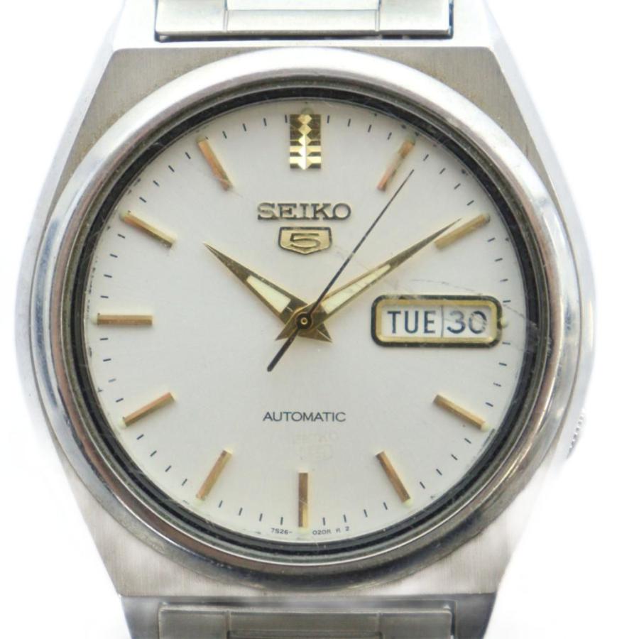 SEIKO 7S28-8760 ファイブ 5 腕時計 ウォッチ 自動巻き セイコー SEIKO 7S28-8760 ファイブ 5 腕時計 ウォッチ 自動巻き 白