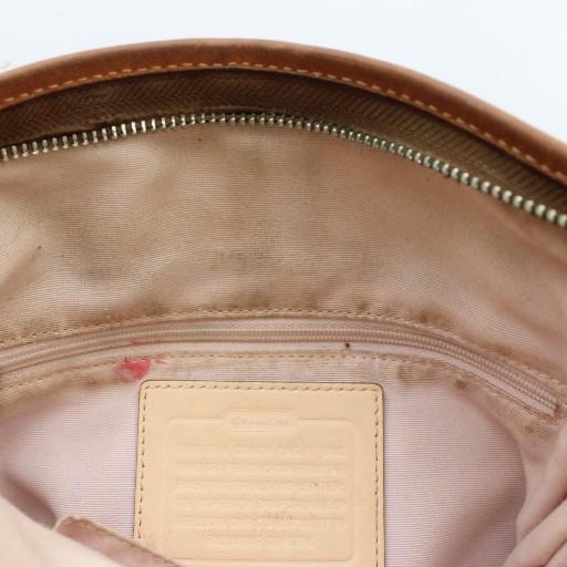 COACH（コーチ） ショルダーバッグ キャンバス レザー シグネチャー 総