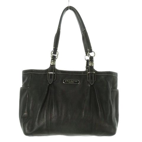 COACH（コーチ） ハンドバッグ レザー 本革 黒 ブラック F15147 /CK29