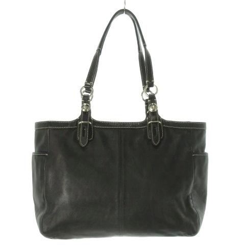 COACH（コーチ） ハンドバッグ レザー 本革 黒 ブラック F15147 /CK29