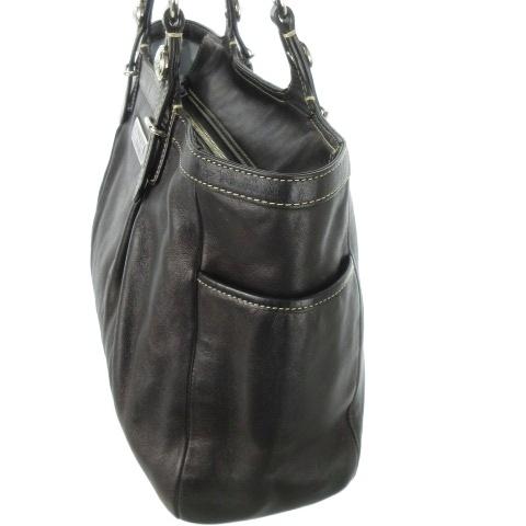 COACH コーチ F15147 ブラックレザートートバッグ COACH（コーチ） ハンドバッグ レザー 本革 黒 ブラック F15147 /CK29