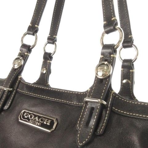 COACH（コーチ） ハンドバッグ レザー 本革 黒 ブラック F15147 /CK29