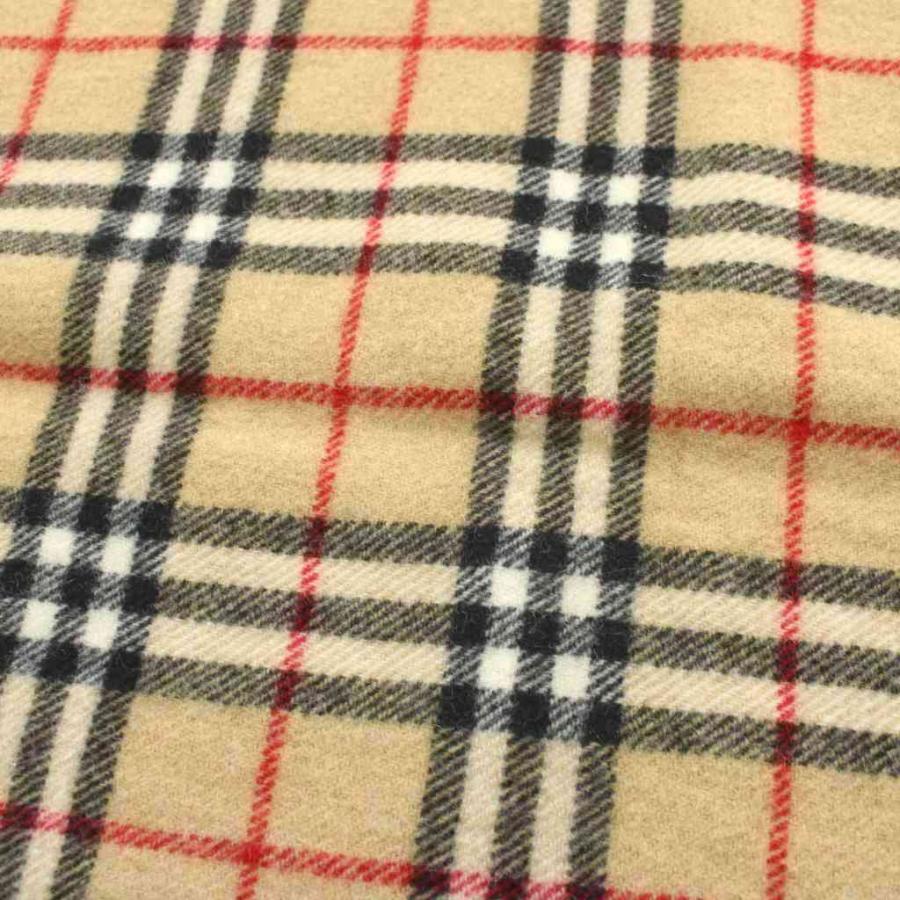 バーバリーズ Burberrys ひざ掛け ウール ベージュ ノバチェック