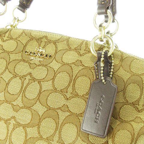 COACH（コーチ） COACH 2way ショルダーバッグ ブラウン シグネチャー