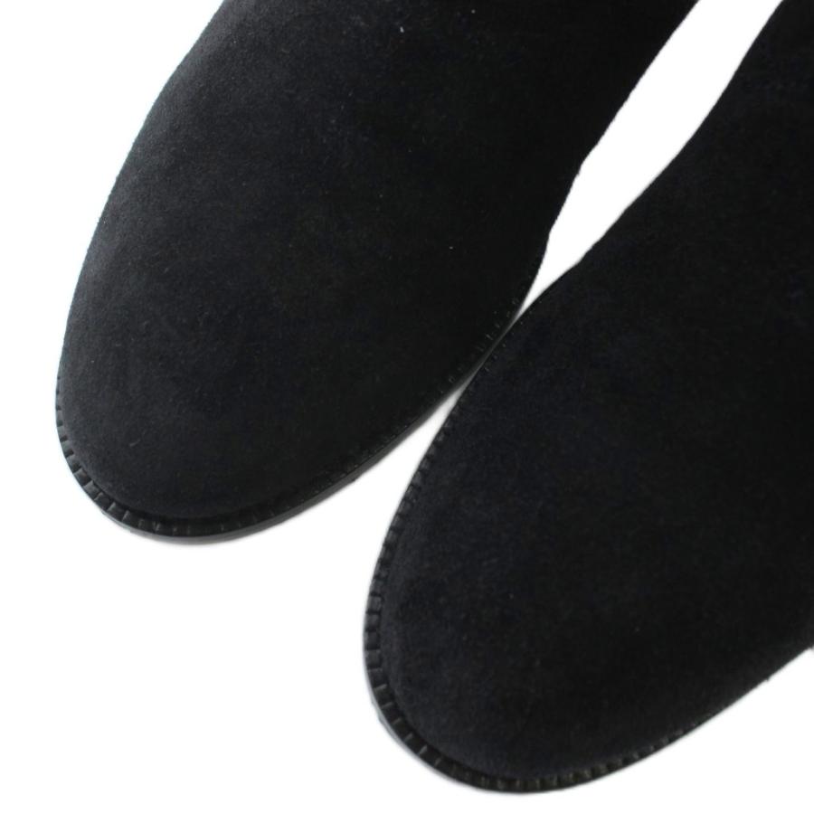 ジミーチュウ JIMMY CHOO BREE FLAT ロングブーツ スエード ラウンド