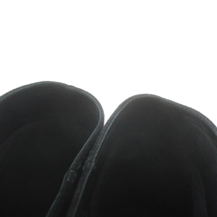 ジミーチュウ JIMMY CHOO BREE FLAT ロングブーツ スエード ラウンド