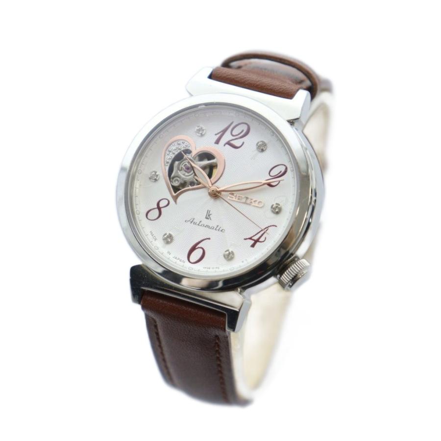 SEIKO ルキア 自動巻き オープンハート 4R38-01C0 レザーバンド セイコー SEIKO ルキア LUKIA 4R38-01C0 腕時計 ウォッチ 自動巻き