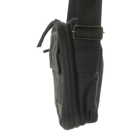 PORTER ポーター ショルダーバッグ 黒 ブラック ロゴ 総柄 ナイロン