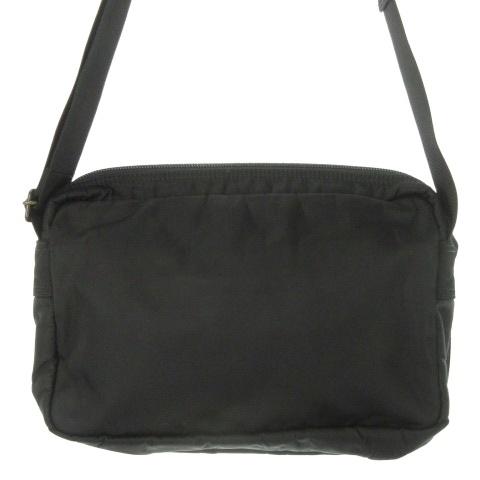 PORTER ポーター ショルダーバッグ 黒 ブラック ロゴ 総柄 ナイロン